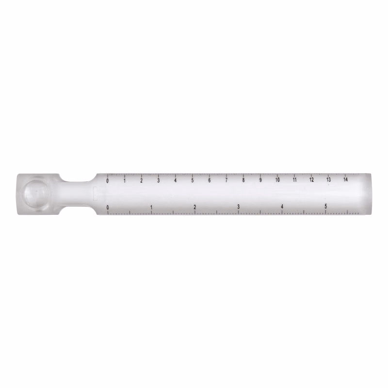 2-in-1 Acrylic Ruler with Magnifier
