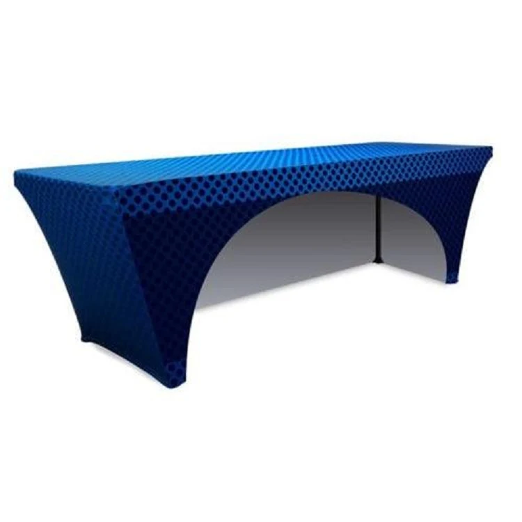 Premium Stretch Table Cover 4ft 3-Sided (Open Back) (Full-Color Dye Sublimation, Full Bleed) 1
