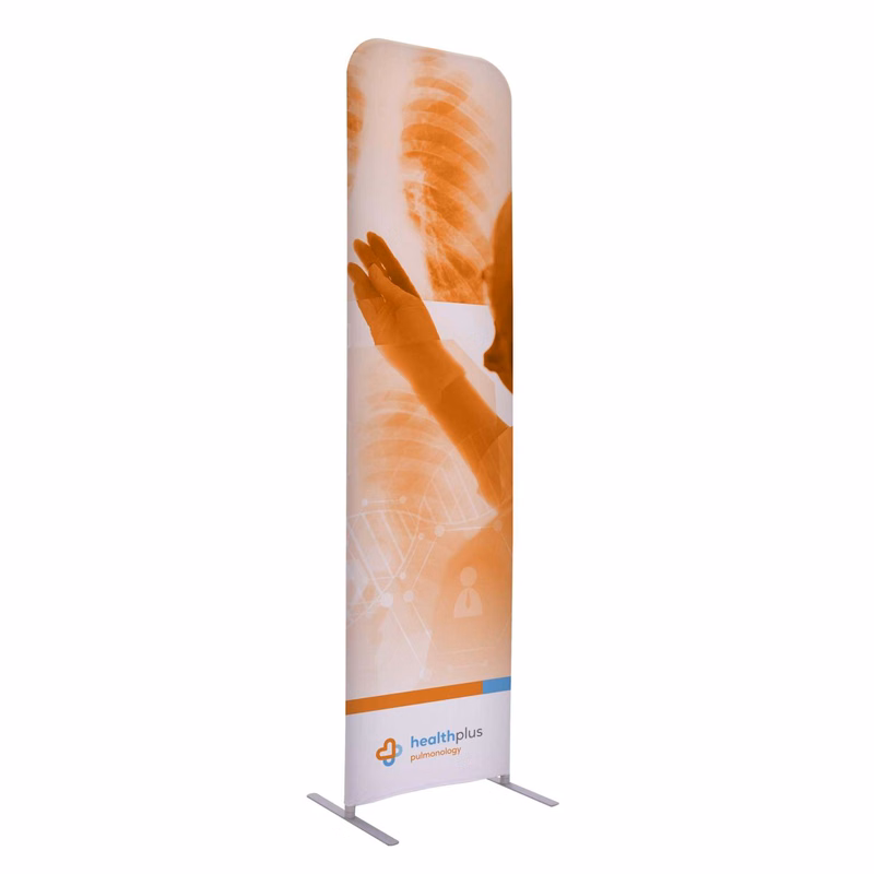 2'W x 90"H EuroFit™ Straight Wall Kit (Recycled Polyester Knit)