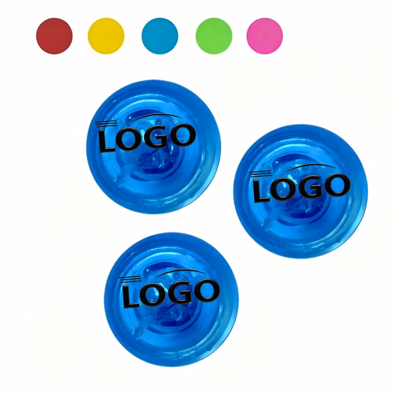 Transparent Rubber LED Light-Up Bouncy Ball Toy