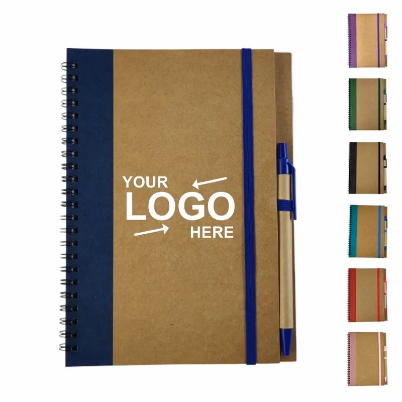 A5 Spiral Notebook & Pen