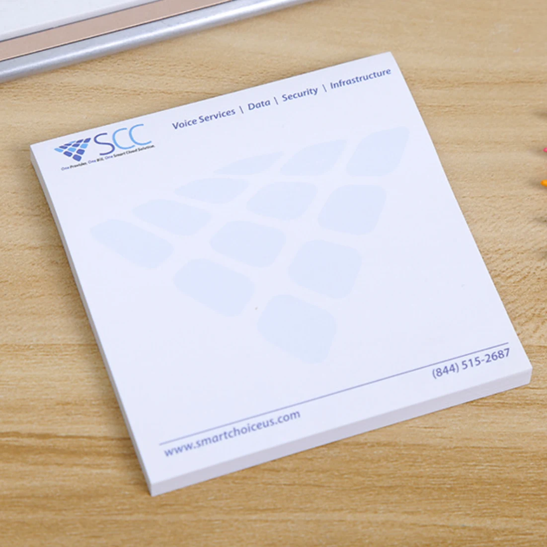 Custom Printed Notes (3" x 3", 50 sheet) 1