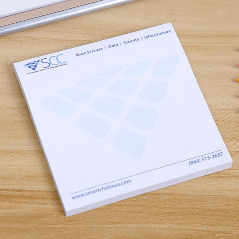 Custom Printed Notes (3" x 3", 50 sheet)