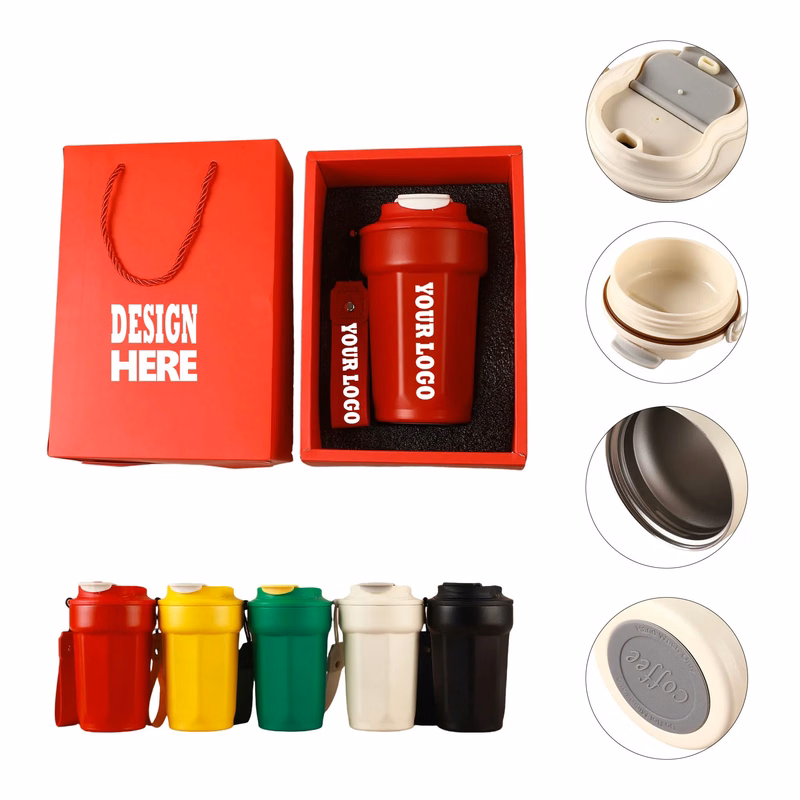 15 oz Gift Box Portable Coffee Thermos Water Cup