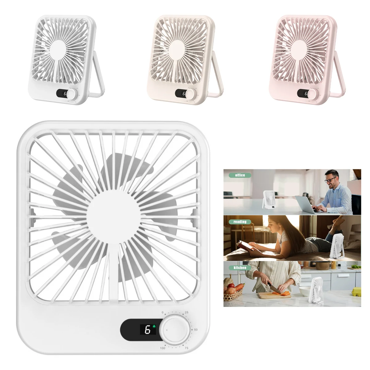 Travel Fan for Sleeping, Portable Fan for Travel 1