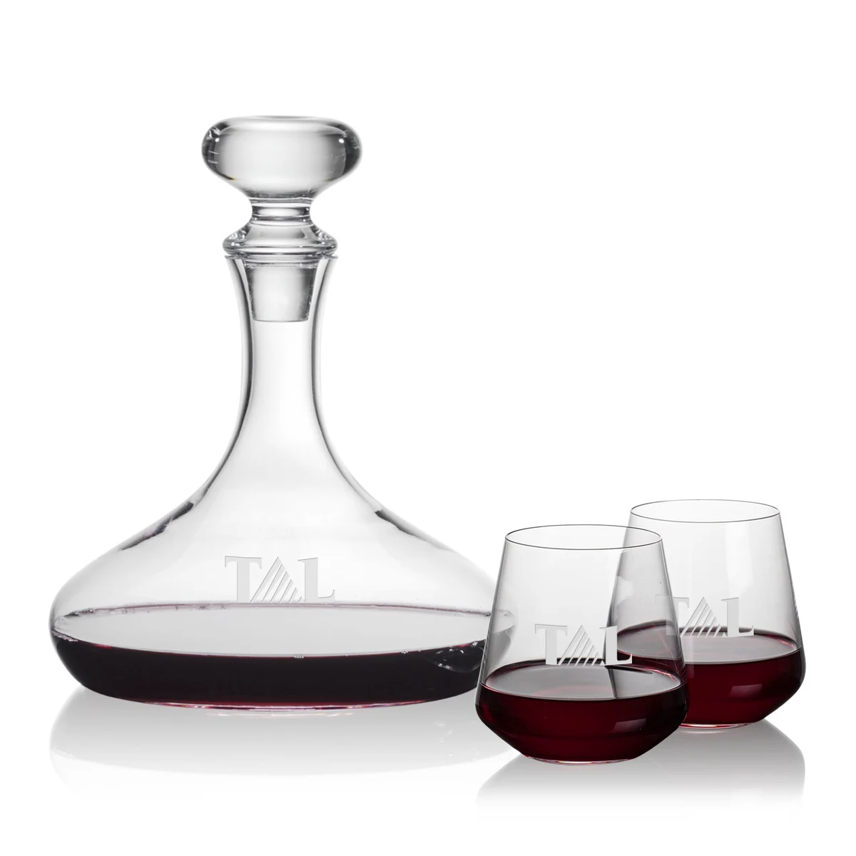 Stratford Decanter & Cannes Stemless Wine 1