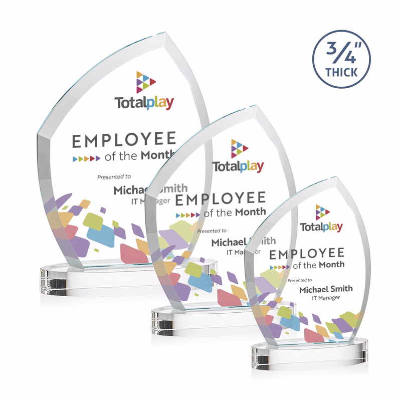 Daltry VividPrint™ Award on Alberton Base - Clear