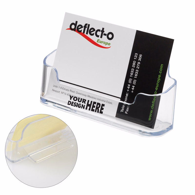Clear Plastic Business Card Holder