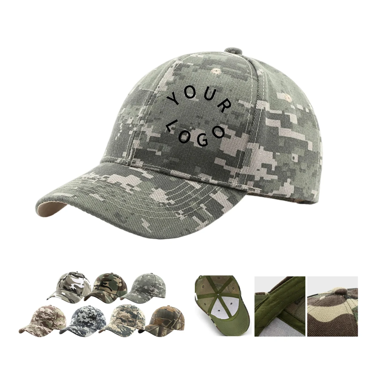 Baseball Cap Camouflage Cotton 1