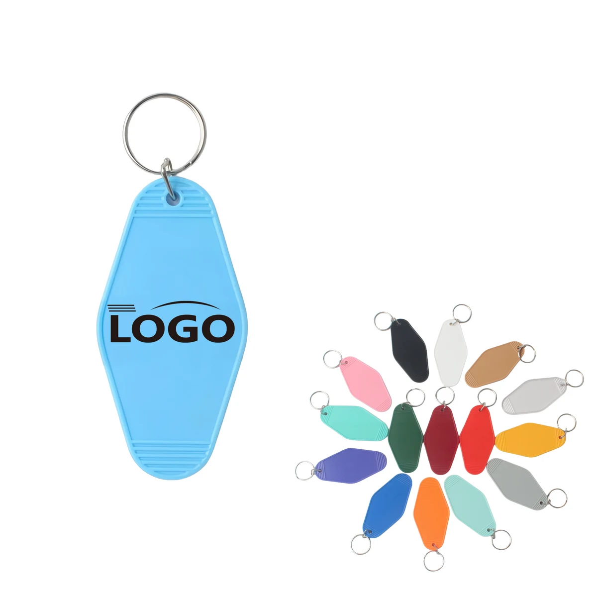 Full Color Retro Motel Keychain MOQ10 1