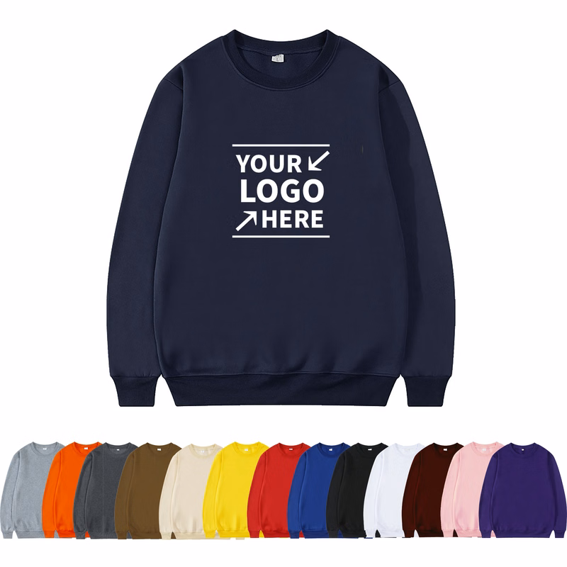 Unisex Casual Long Sleeve Crewneck Sweatshirt