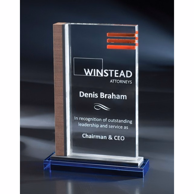 Artistic Expressions Crystal Brick Yard Award