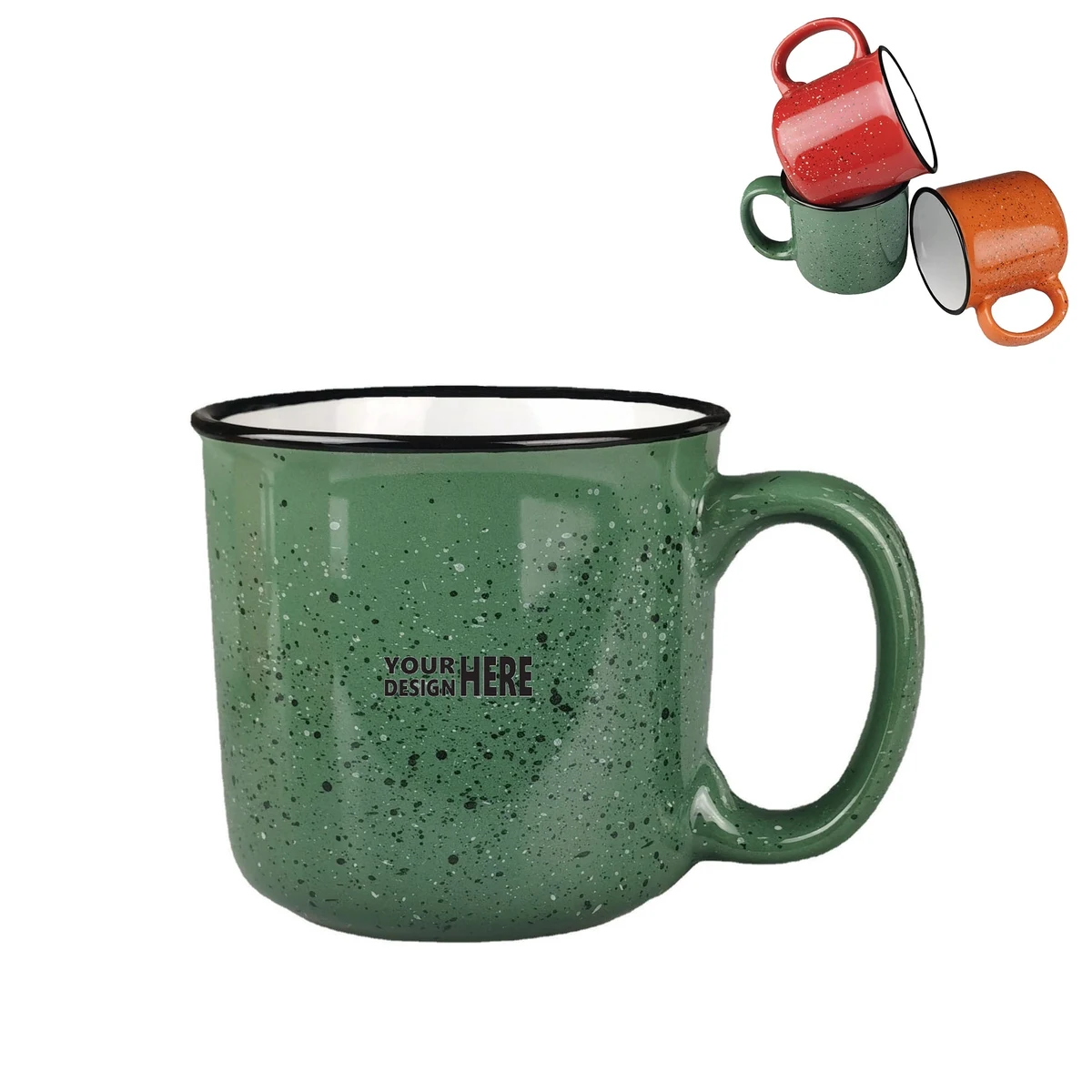 12oz Ceramic Speckled Coffee Mug 1