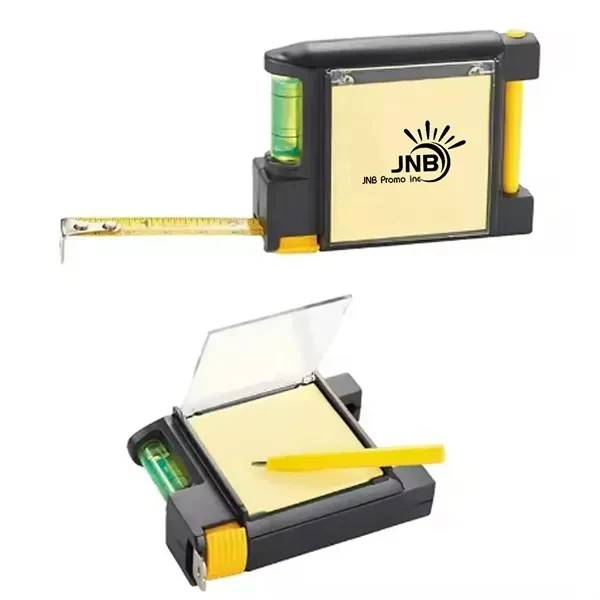 Multi-Functional Tape Measure with Pen and Sticky Notes 1