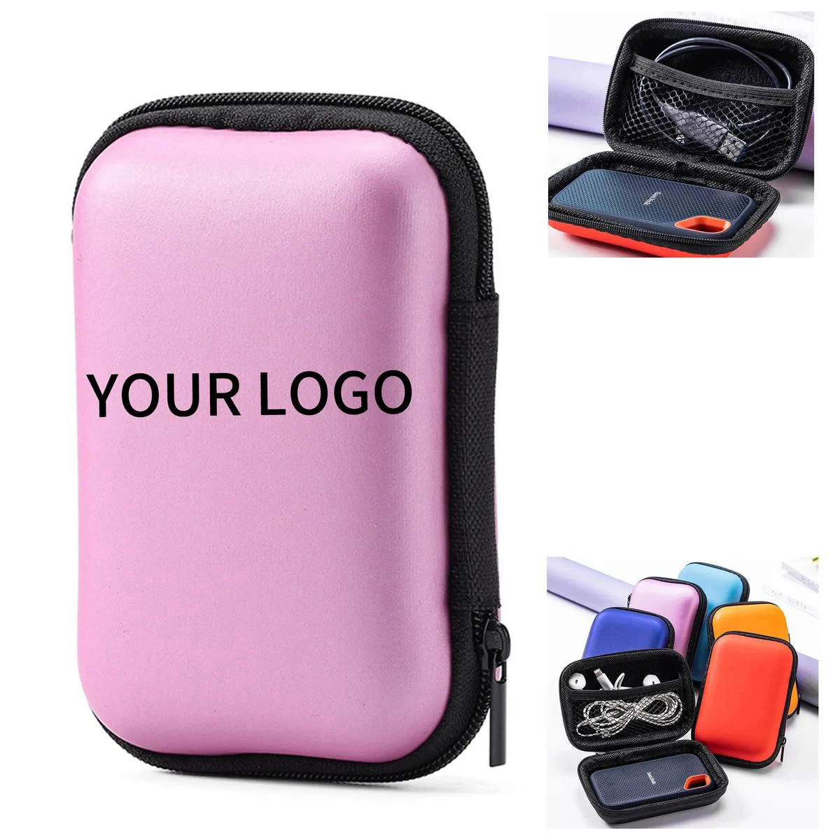 Portable Zipper Case for Headphones 1