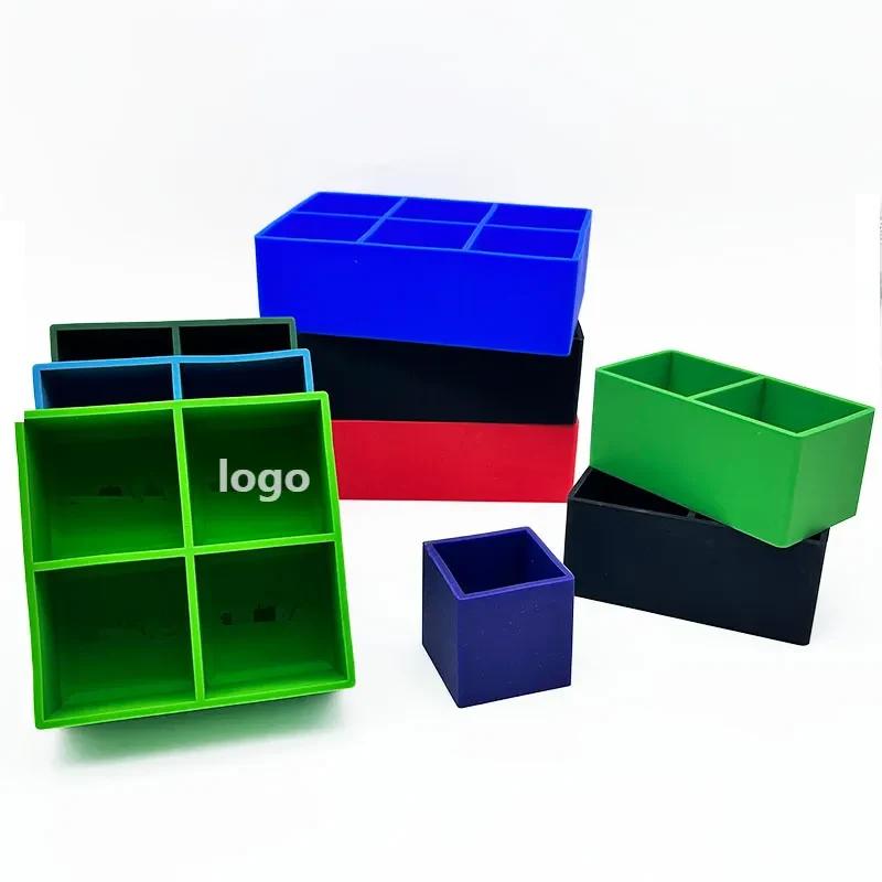 Customizable Ice Cube Tray(6/4/2 Cubes) 1