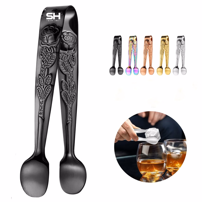 Premium Stainless Steel Ice Tongs