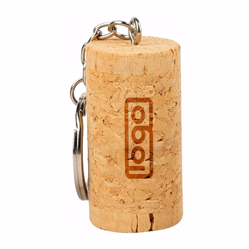 Wine Cork Keyring
