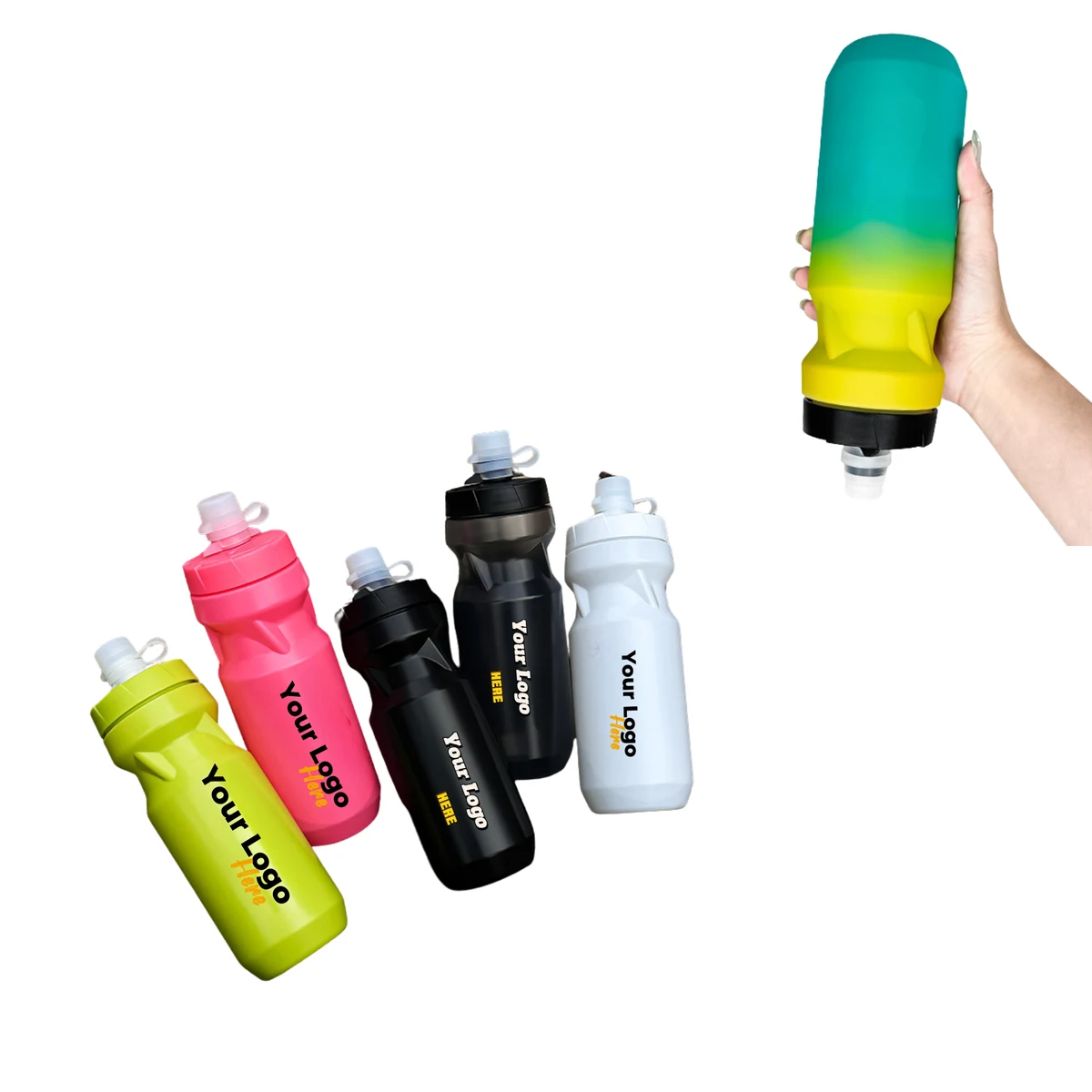 Fitness Water Bottle with Flip Lid 1
