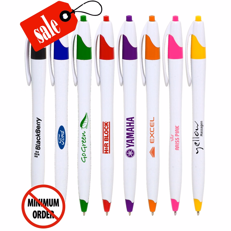 "Elegant" White Click Pen