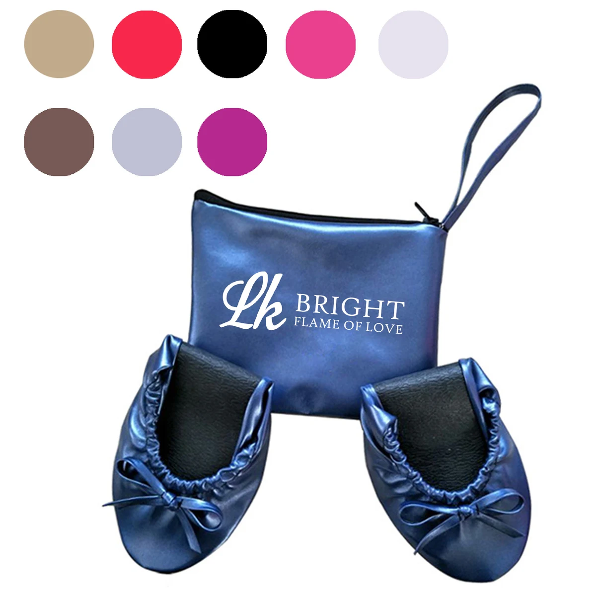 PU Foldable Flat Slippers 1