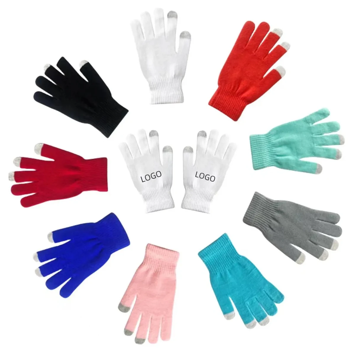 Knit Gloves 1