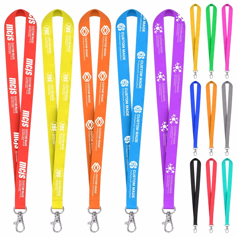 3/4" Full Color Dye Sublimated Lanyard