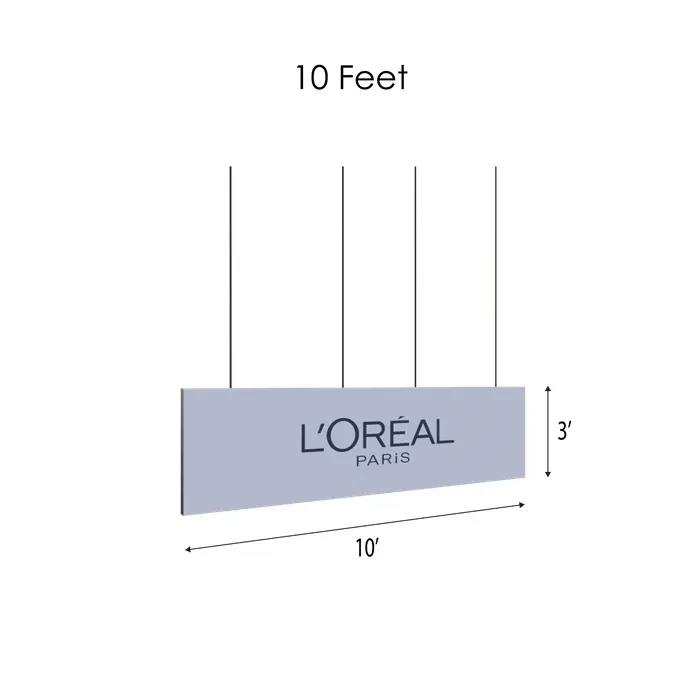 10ft Vector Frame Light Hanging Sign 1