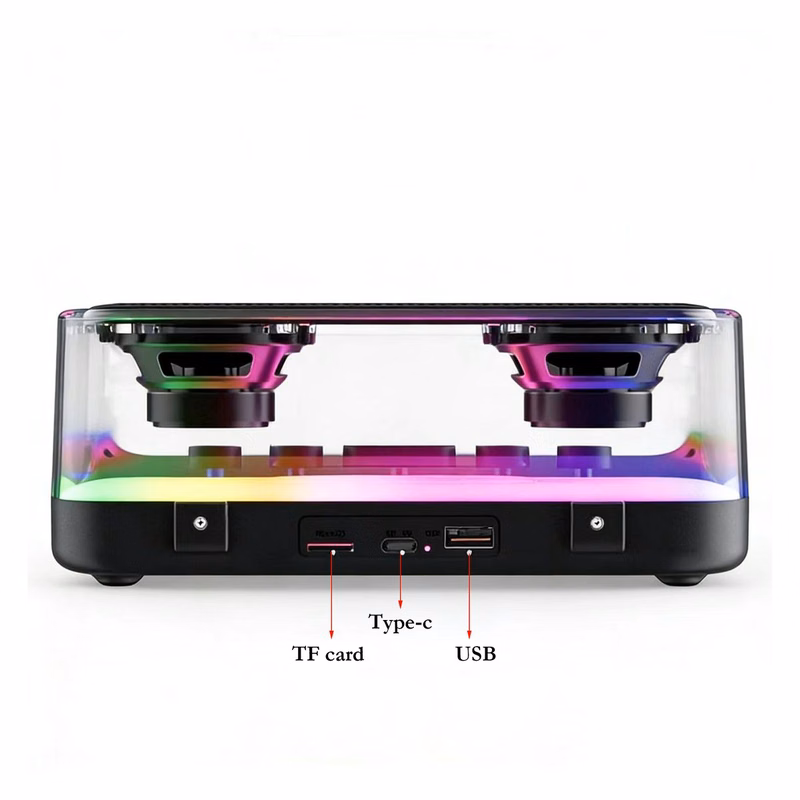 Colorful Light Bluetooth Speaker with Punk Buttons