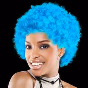 Light Blue Spirit Cheering Costume Wig