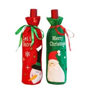 Christmas Wine Bottle Cover 1