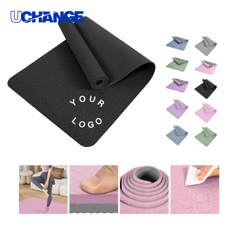Yoga Mat Non Slip Surface 72" Long for Training
