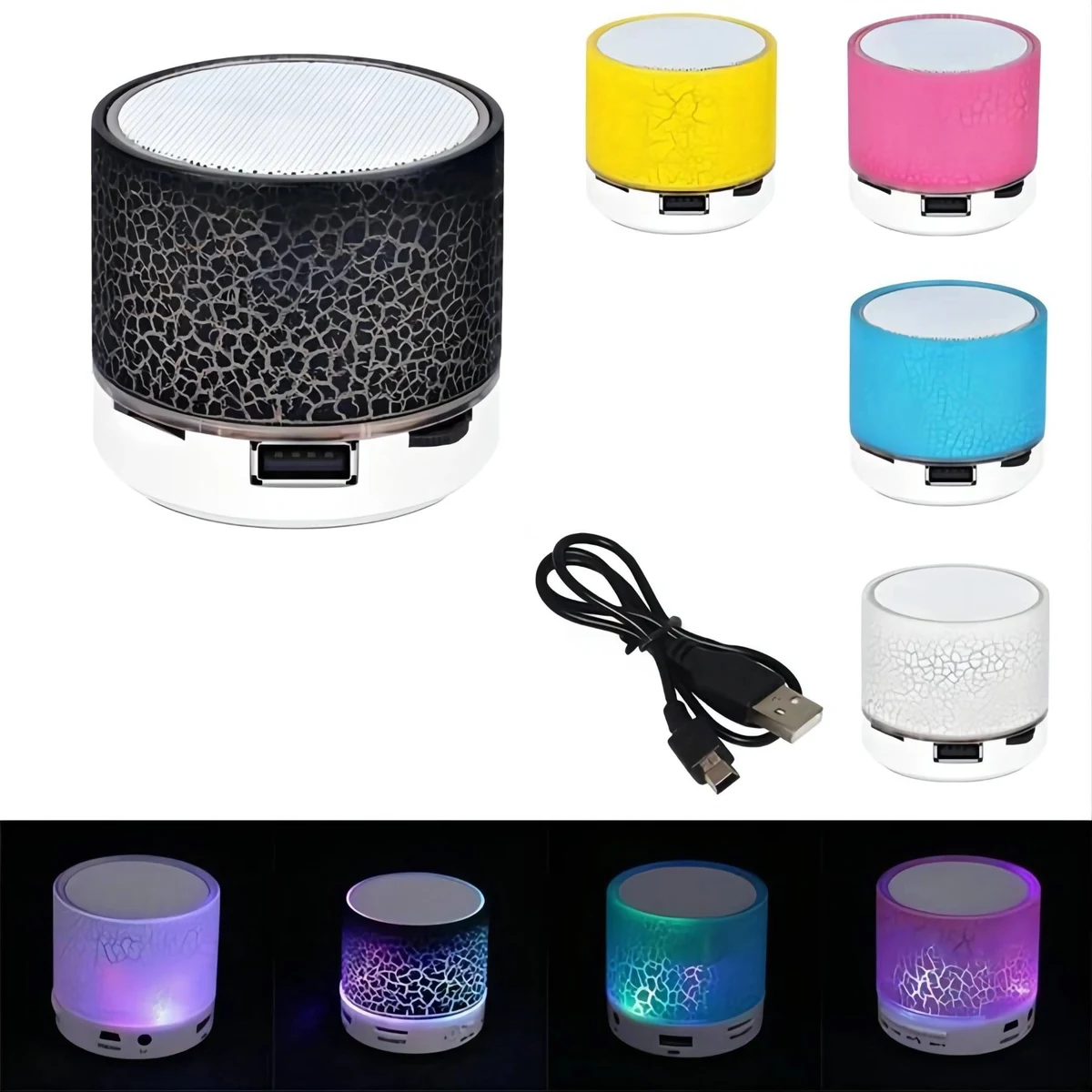 Portable Mini LED Bluetooth Wireless Speaker 1