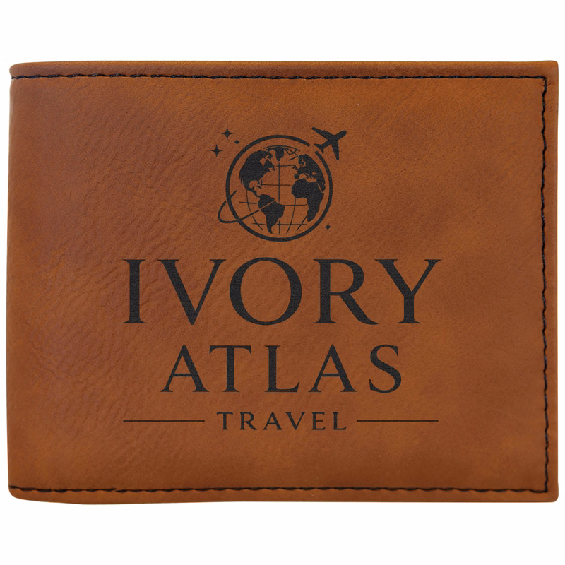 Rawhide Leatherette Bi-Fold Wallet w/ Flip ID Display