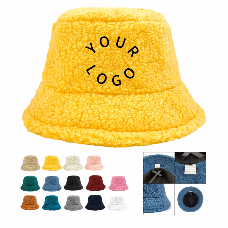 Lamb Wool Furry Bucket Hat