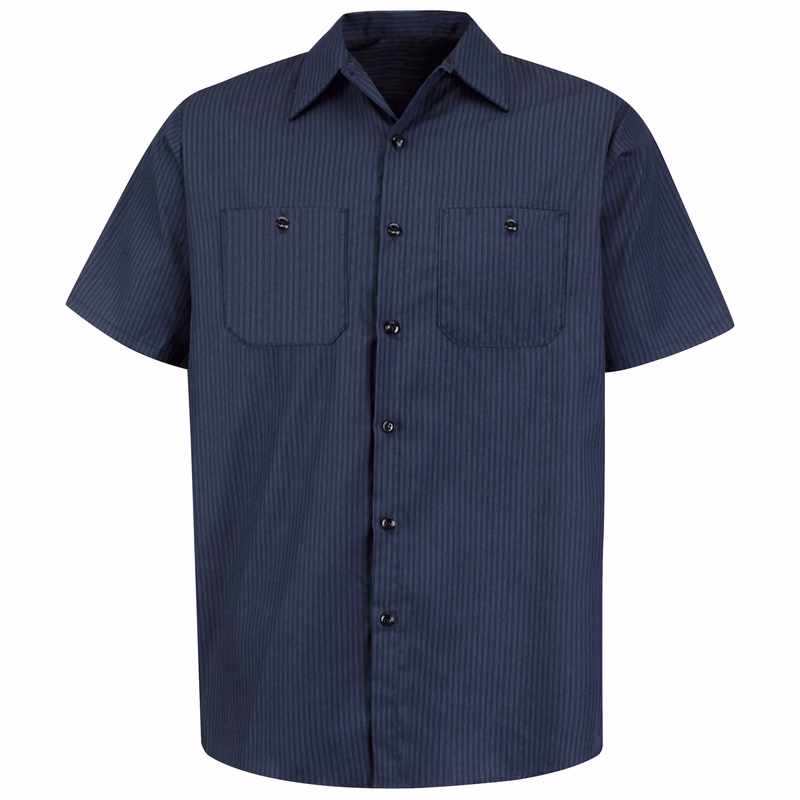 Red Kap® Men's Short Sleeve Durastripe® Work Shirt