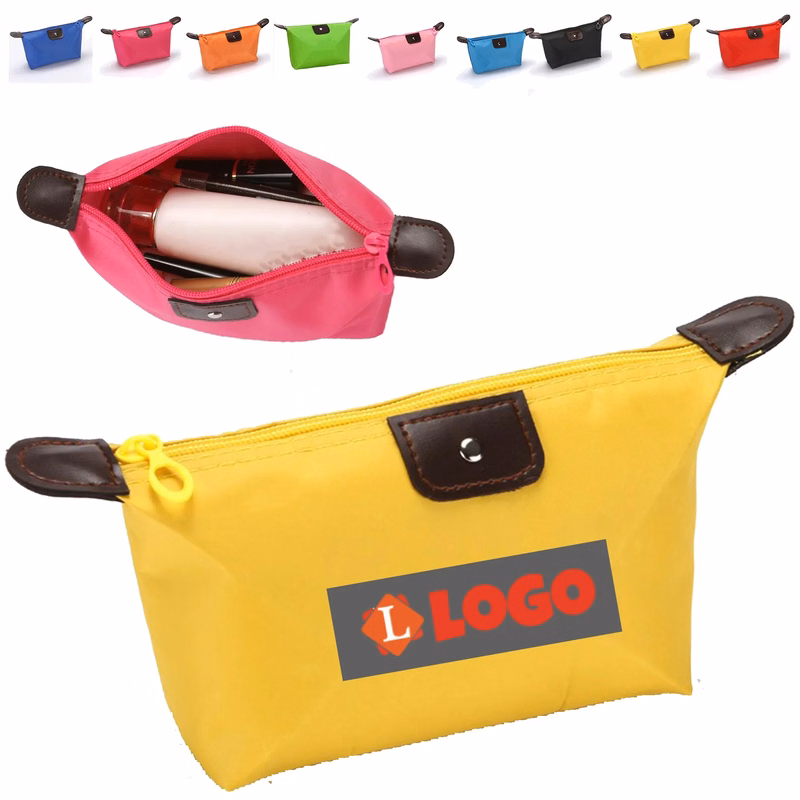 Full Color Dumpling Shaped Cosmetic Zipper Bag