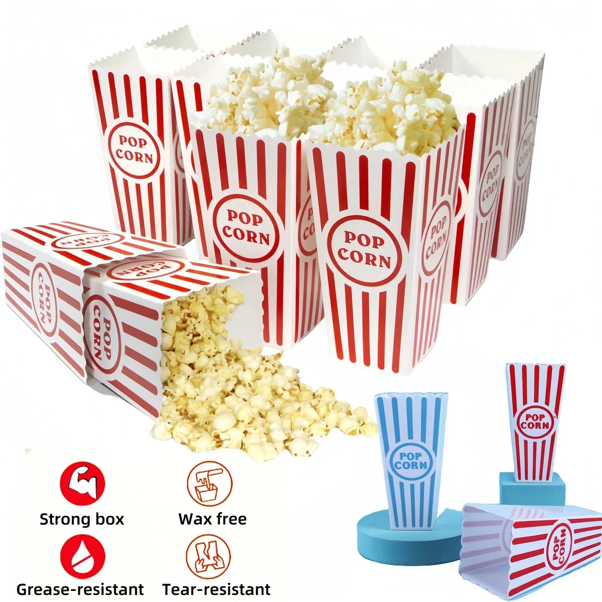 Plastic Popcorn Tubs 1