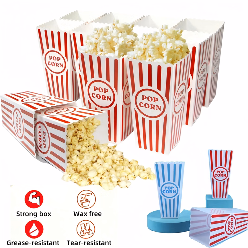 Plastic Popcorn Tubs