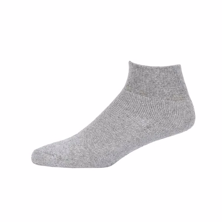 Quarter Sports Socks - Gray Size 9-11 4 Pack