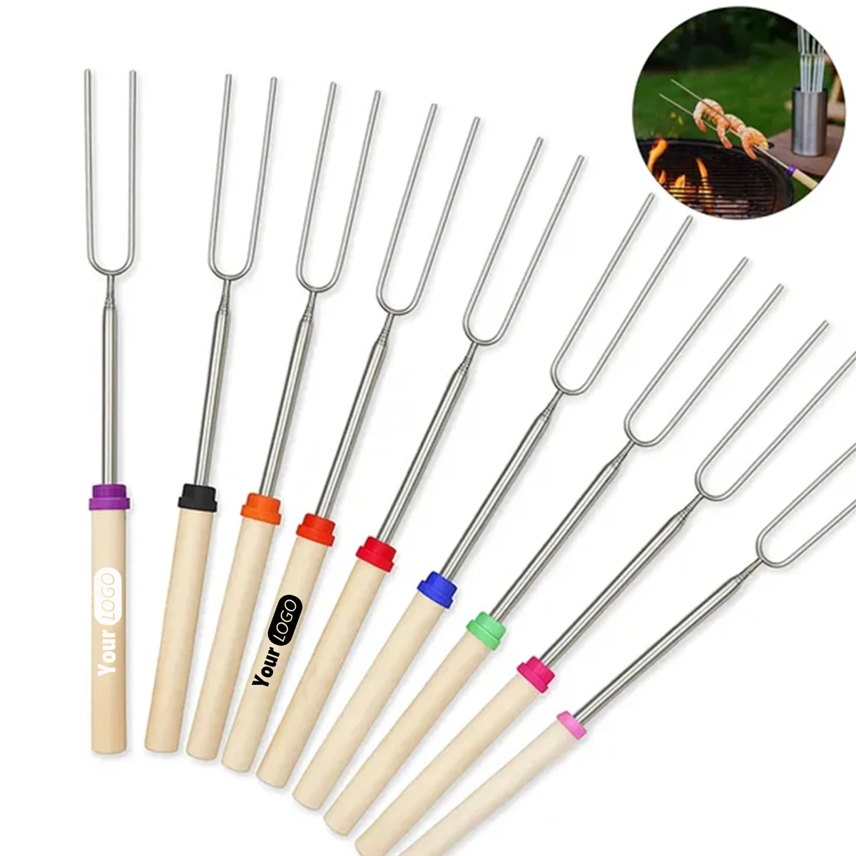 Telescoping Barbecue Fork 1