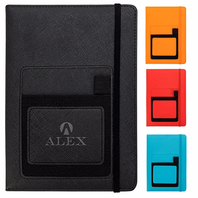 Multi Functional A5 Notebook With Pocket