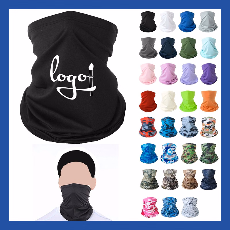 Sun Protective Ice Silk Neck Gaiter For Cycling And Hiking