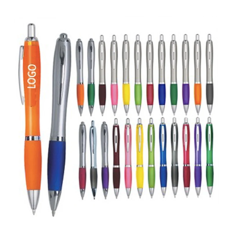 New multcolor ball point pen Colorful Plastic Ball point pen for advertising,2021 1