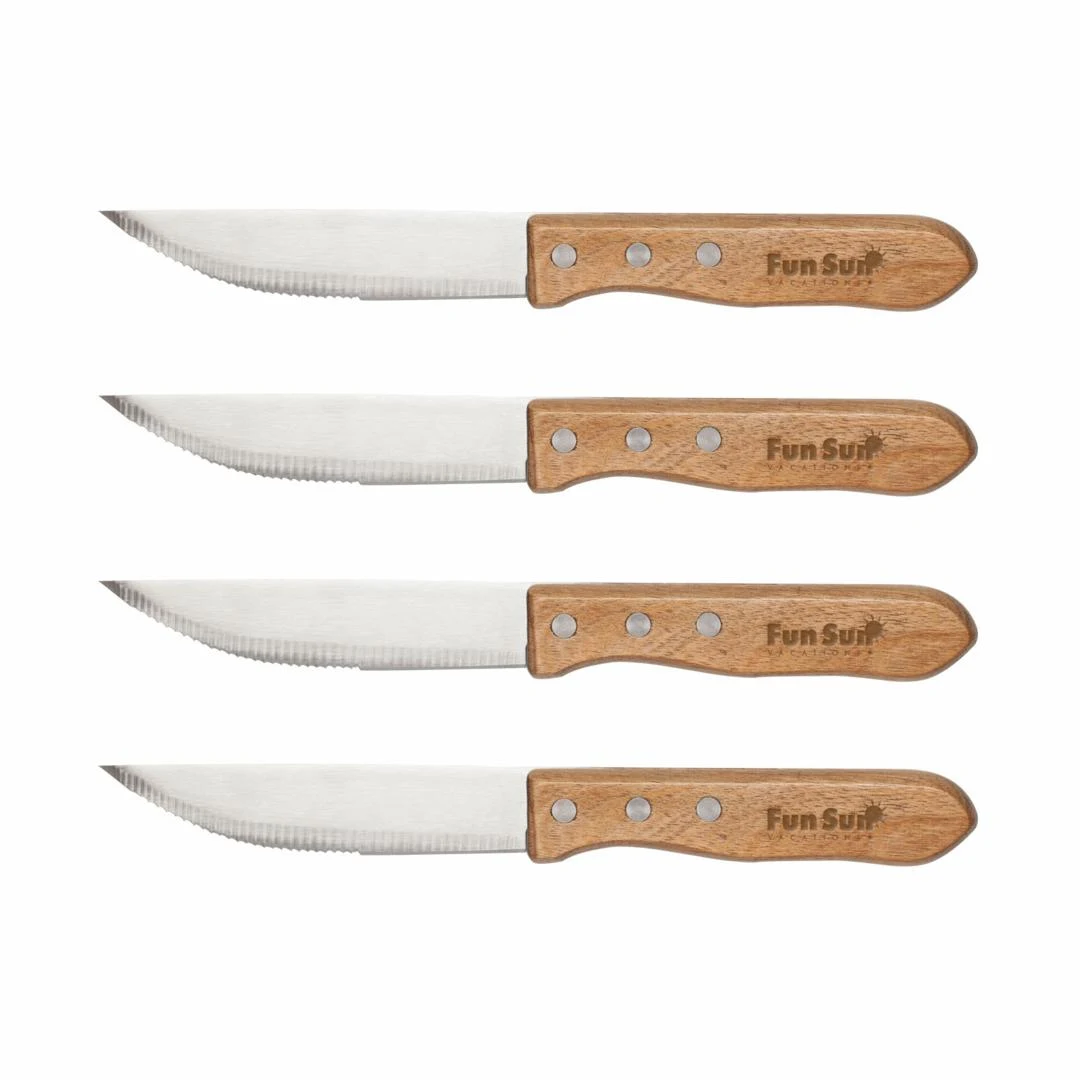 Rustler Steak Knife Set - 4pc 1