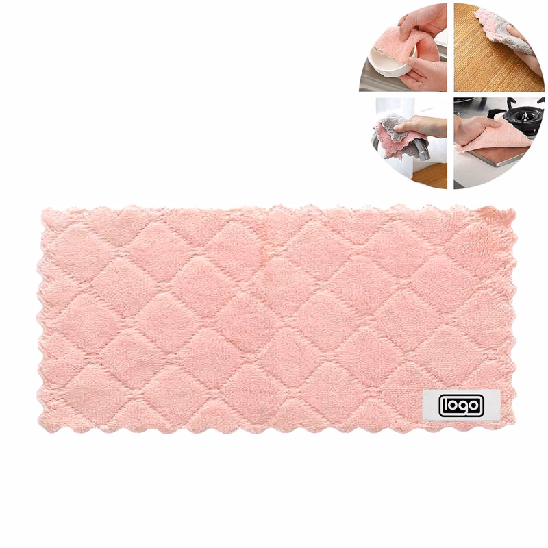 Thick Microfiber Dish Cloth - Absorbent & Scratch-Free