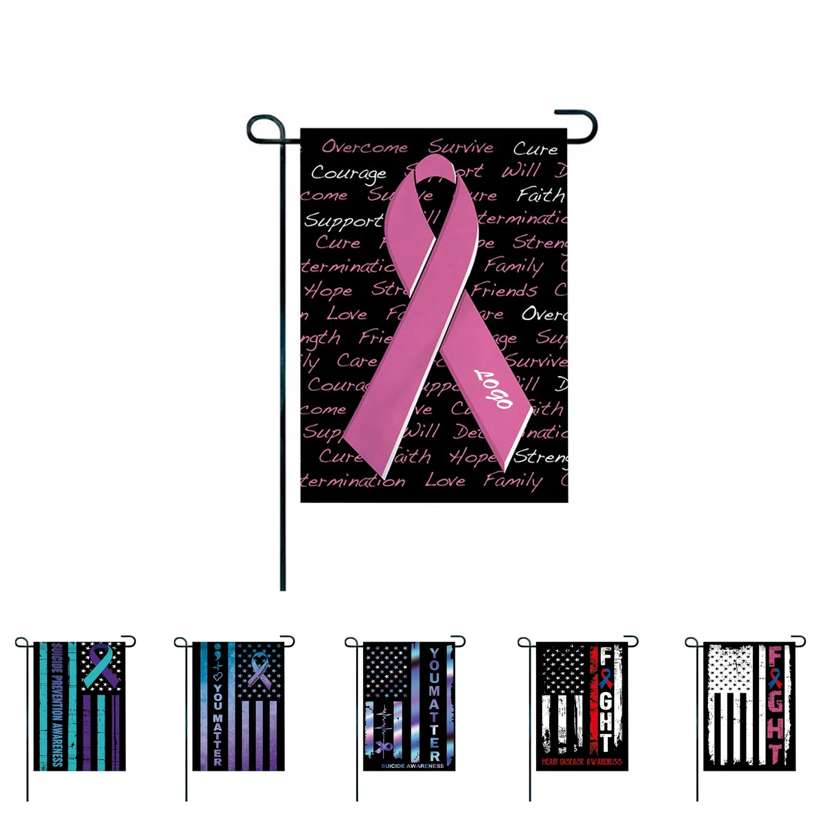 Double Side Garden Flag (direct import) 1