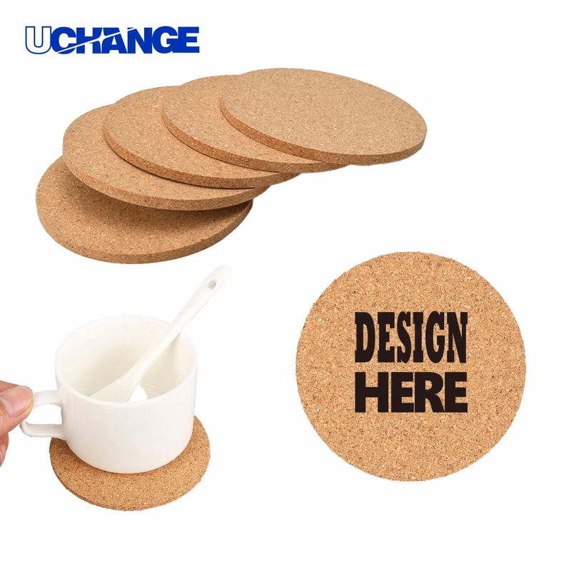 Natural Cork Drink Coaster Mat