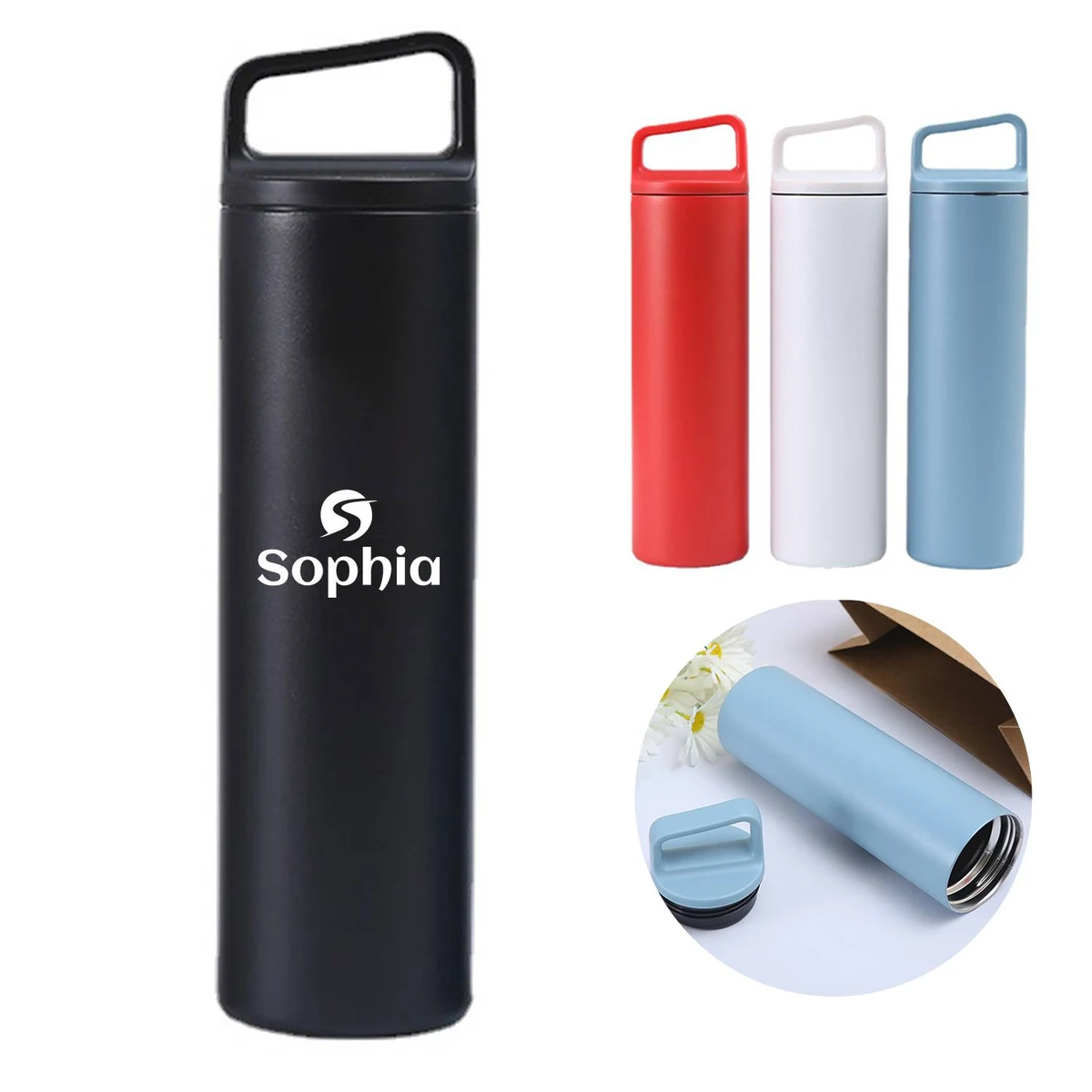 16oz Stainless Steel Insulated Water Bottle 1