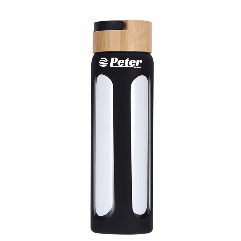 23 Oz Sports Water Bottle With Bamboo Lid